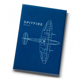 Spitfire mk xiv original blueprint blue fridge magnet museum souvenir.jpg